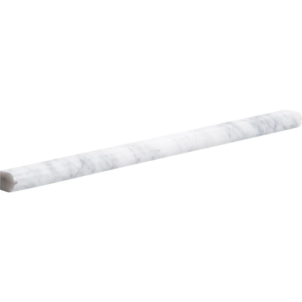 Italian Carrara Honed Pencil Liner Marble Moldings
