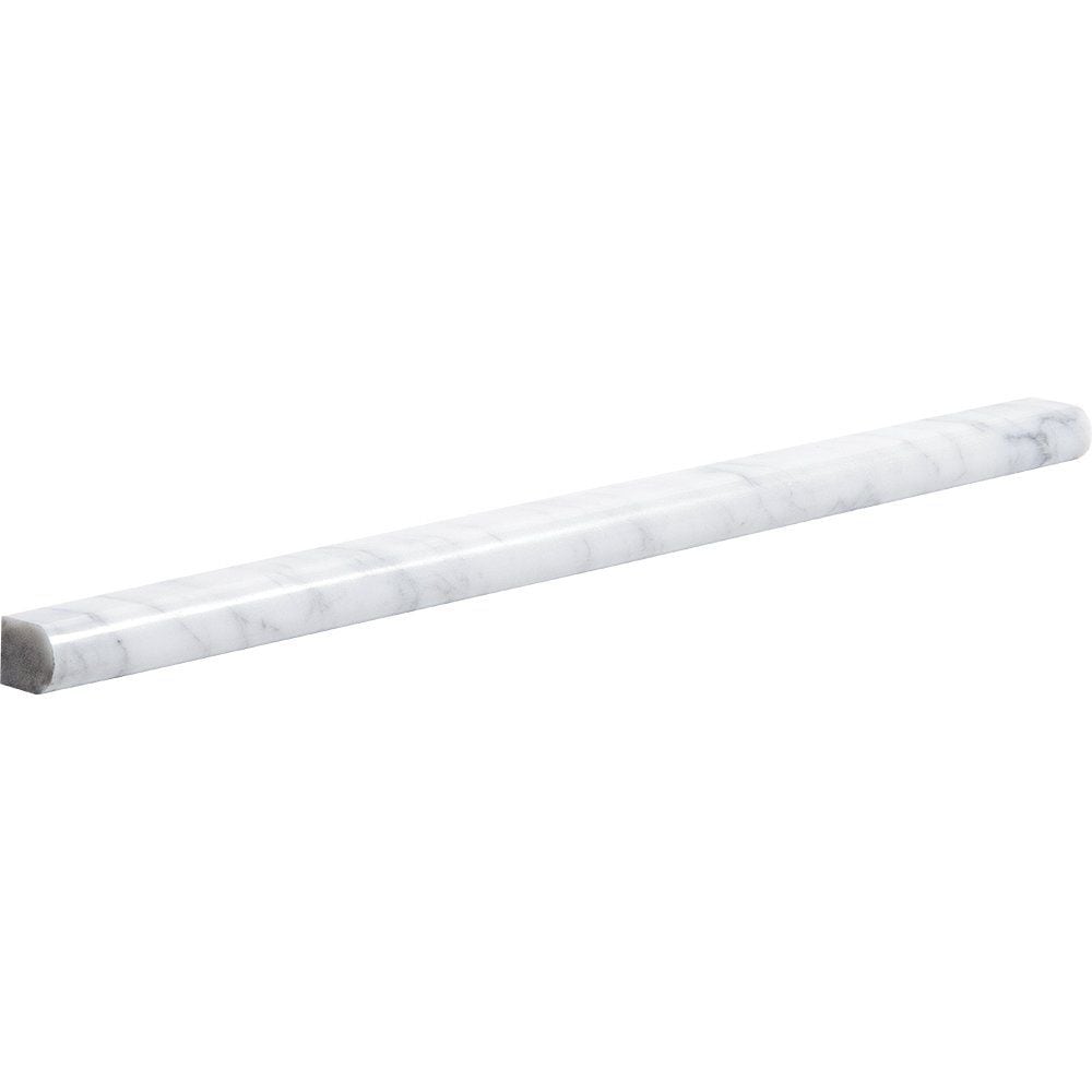 Italian Carrara Polished Pencil Liner Marble Moldings
