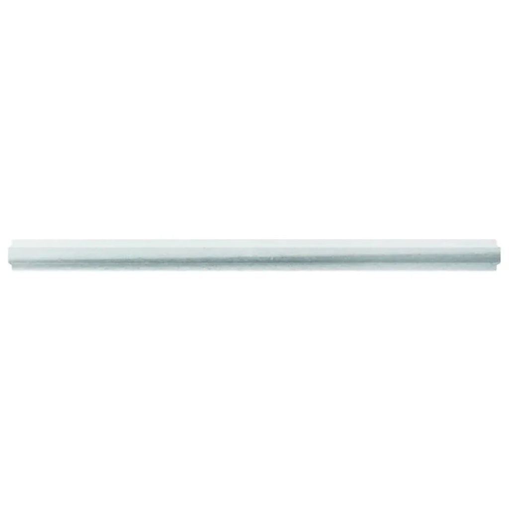 Light Gray 0.8x12 Polished Equator Pencil Marble Tile Trim (10 pack, 0.667 sq ft/case)