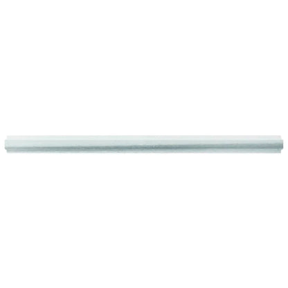 Light Gray 0.8x12 Polished Equator Pencil Marble Tile Trim (10 pack, 0.667 sq ft/case)