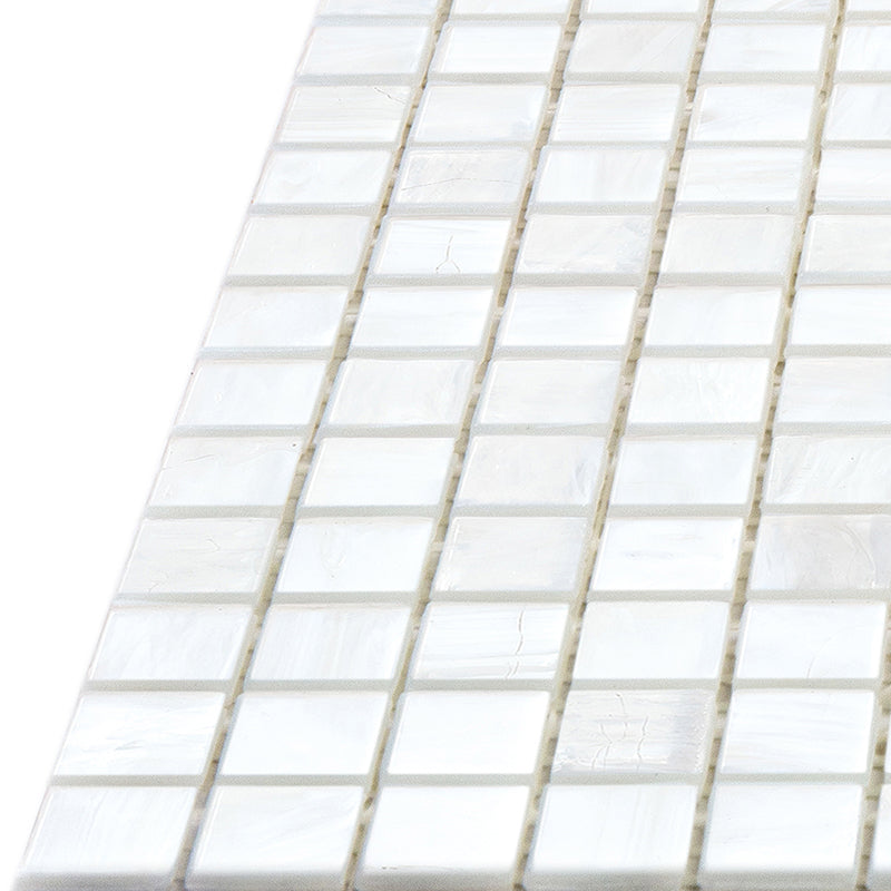 White Dove 12x12 Glossy Uniform Square Glass Mosaic Tile (20 pack, 18.69 sq ft/case)