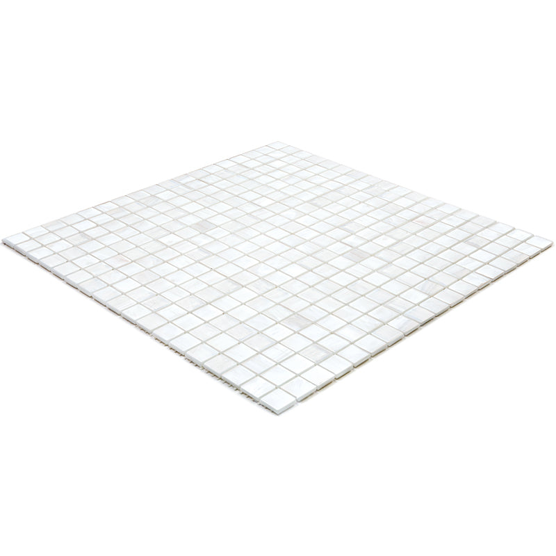 White Dove 12x12 Glossy Uniform Square Glass Mosaic Tile (20 pack, 18.69 sq ft/case)