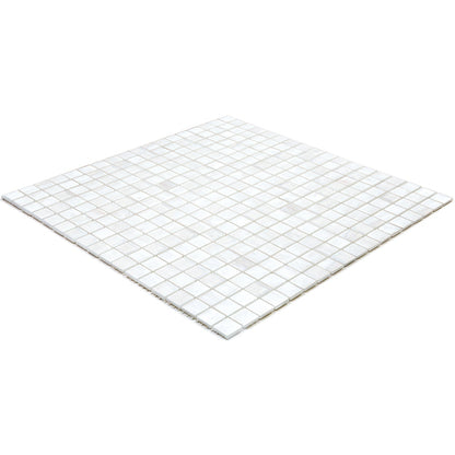 White Dove 12x12 Glossy Uniform Square Glass Mosaic Tile (20 pack, 18.69 sq ft/case)