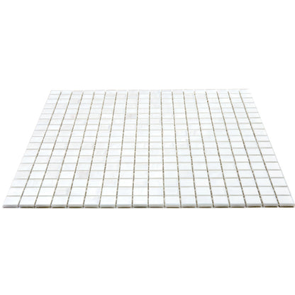 White Dove 12x12 Glossy Uniform Square Glass Mosaic Tile (20 pack, 18.69 sq ft/case)