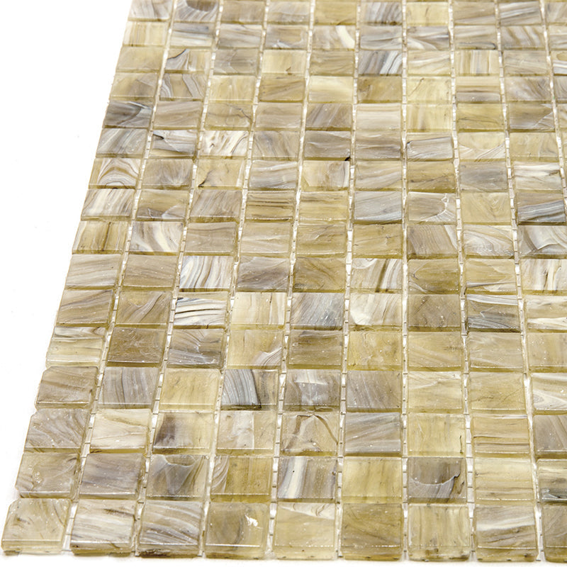 Golden Brown 12x12 Glossy Uniform Square Glass Mosaic Tile (20 pack, 18.69 sq ft/case)