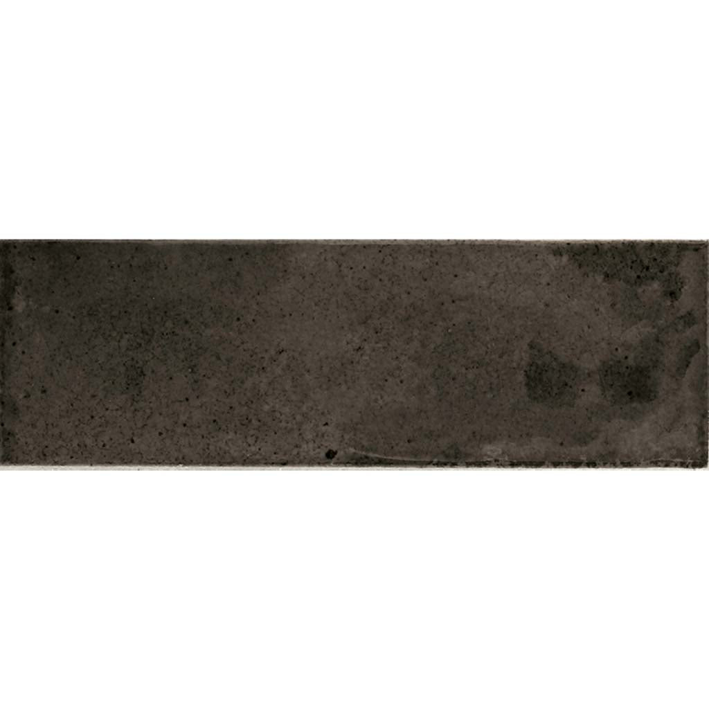 Black 2.5x8 Glossy Ceramic Subway Tile (38 pack, 5.38 sq ft/case)