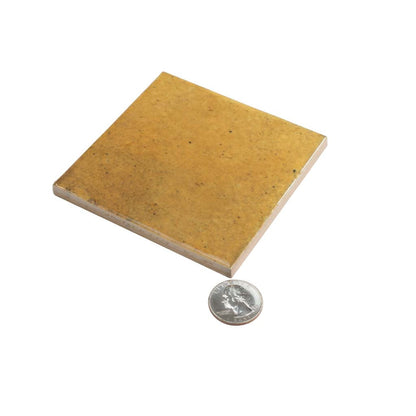 Honey Orange 4x4 Glossy Square Ceramic Tile (50 pack, 5.39 sq ft/case) - Sample