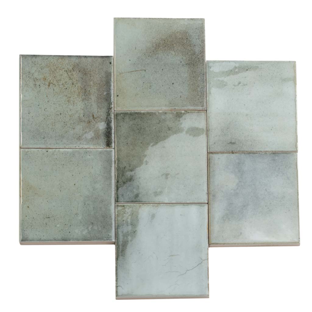 Sage Green 4x4 Glossy Ceramic Subway Tile (60 pack, 6.46 sq ft/case)