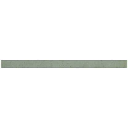 Sage Green 0.5x8 Glossy Ceramic Pencil Tile Trim (10 pack, 0.7 sq ft/case)