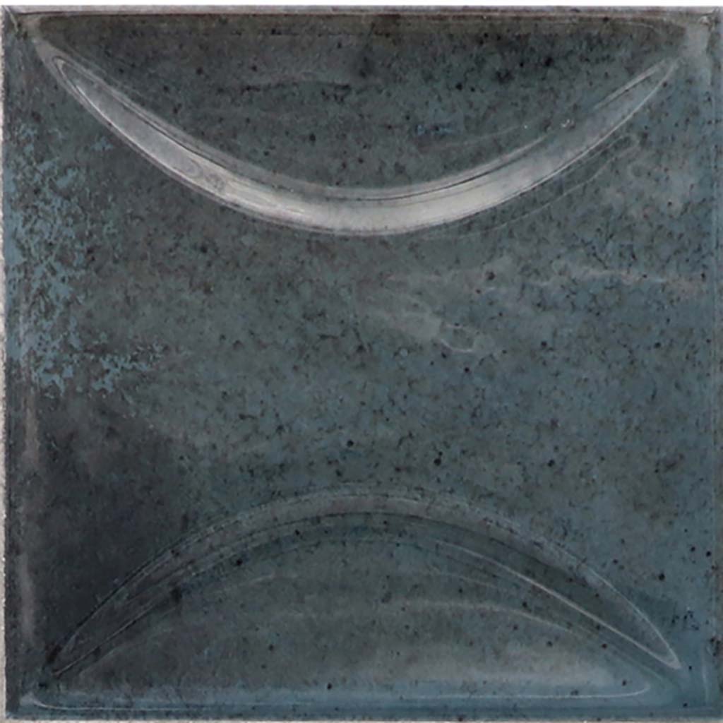 Spruce Blue 4x4 Glossy Ceramic Square Deco Tile (50 pack, 5.39 sq ft/case) - Sample