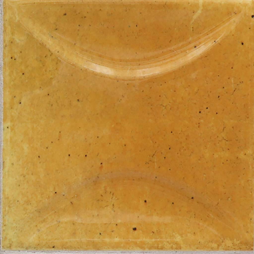 Honey Orange 4x4 Glossy Ceramic Square Deco Tile (50 pack, 5.39 sq ft/case)