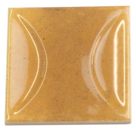 Honey Orange 4x4 Glossy Ceramic Square Deco Tile (50 pack, 5.39 sq ft/case)