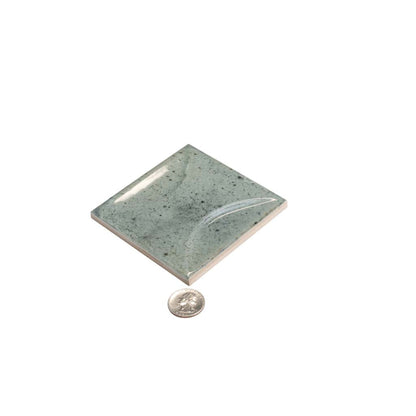 Sage Green 4x4 Glossy Ceramic Square Deco Tile (60 pack, 6.48 sq ft/case)