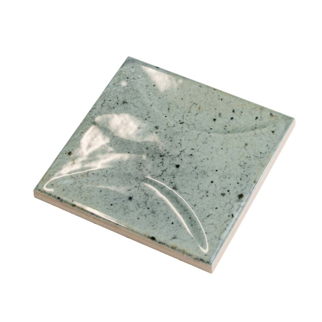 Sage Green 4x4 Glossy Ceramic Square Deco Tile (60 pack, 6.48 sq ft/case)