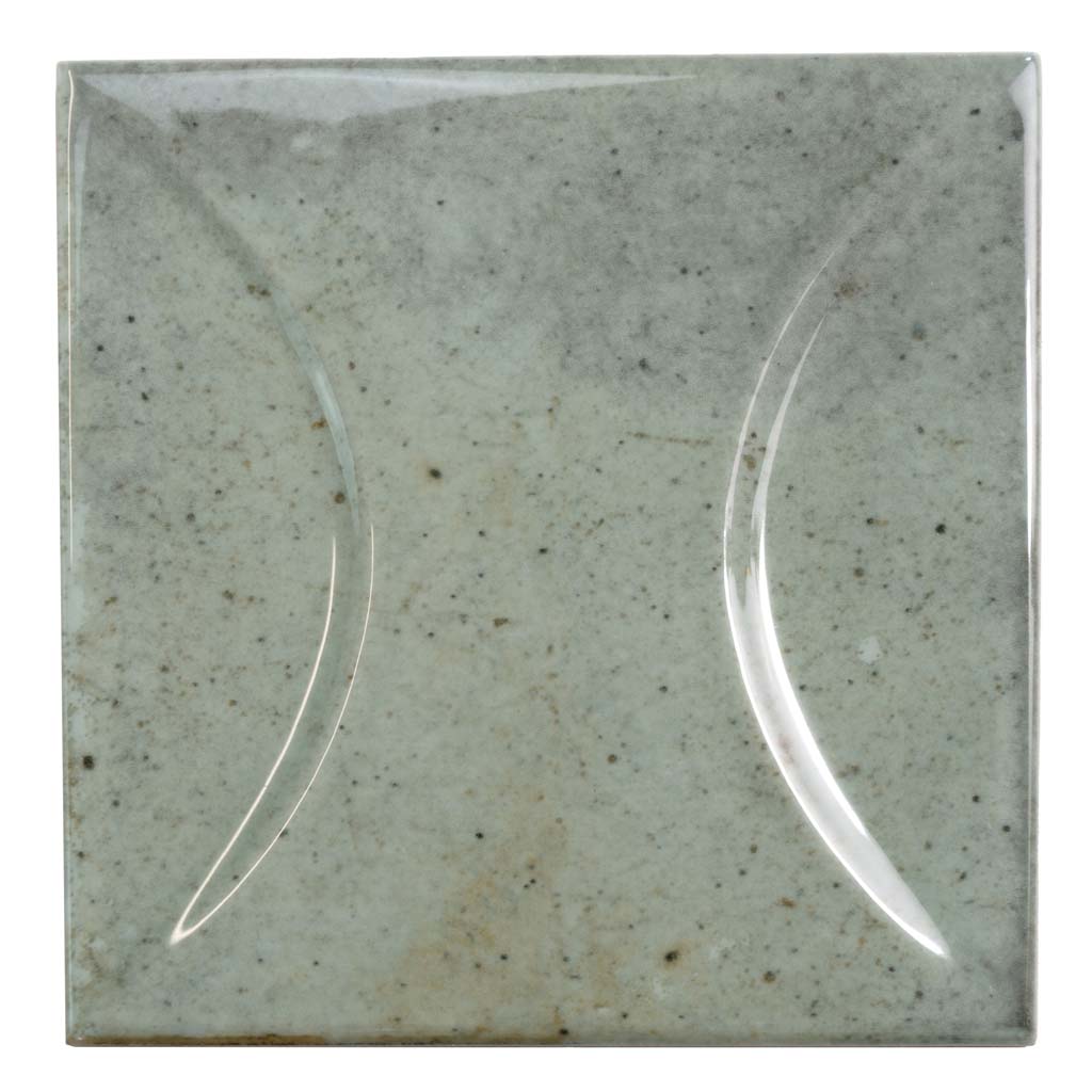 Sage Green 4x4 Glossy Ceramic Square Deco Tile (60 pack, 6.48 sq ft/case)