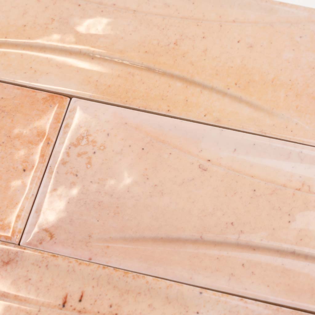 Pink 2.5x8 Glossy Ceramic Subway Deco Tile (38 pack, 5.38 sq ft/case)
