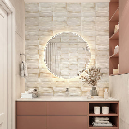 White 2.5x8 Glossy Ceramic Subway Deco Tile (38 pack, 5.38 sq ft/case)
