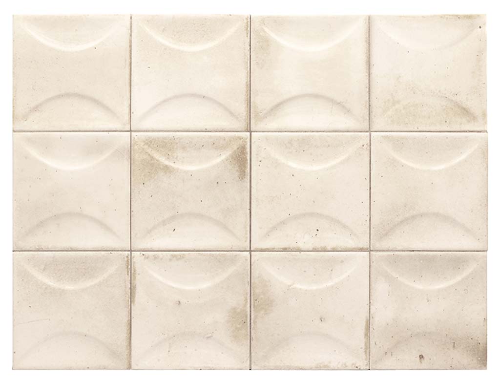 White 4x4 Glossy Ceramic Square Deco Tile (60 pack, 6.68 sq ft/case)