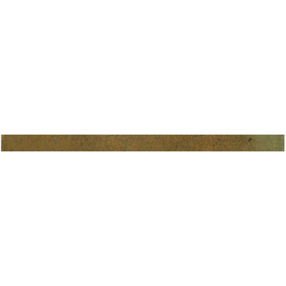 Olive Green 0.5x8 Glossy Ceramic Pencil Tile Trim (10 pack, 0.7 sq ft/case) - Sample