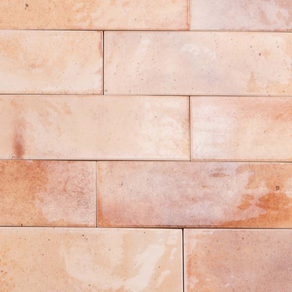 Pink 2.5x8 Glossy Ceramic Subway Tile (38 pack, 5.38 sq ft/case)