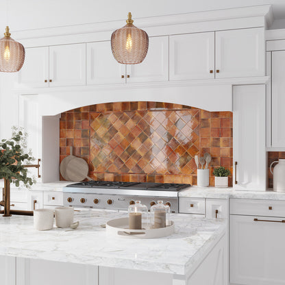 Red 4x4 Glossy Square Ceramic Tile (60 pack, 6.46 sq ft/case)