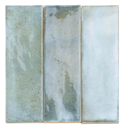 Blue 2.5x8 Glossy Ceramic Subway Tile (38 pack, 5.38 sq ft/case)