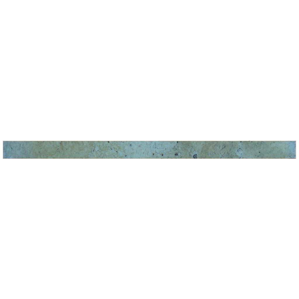 Blue 0.5x8 Glossy Ceramic Pencil Tile Trim (10 pack, 0.7 sq ft/case)