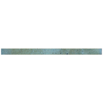 Blue 0.5x8 Glossy Ceramic Pencil Tile Trim (10 pack, 0.7 sq ft/case) - Sample