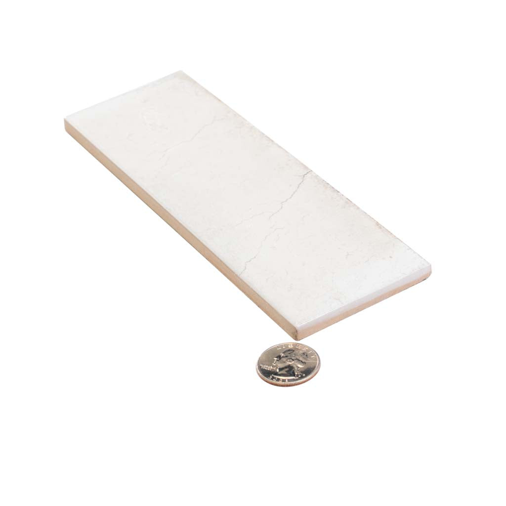 White 2.5x8 Glossy Ceramic Subway Tile (38 pack, 5.38 sq ft/case)