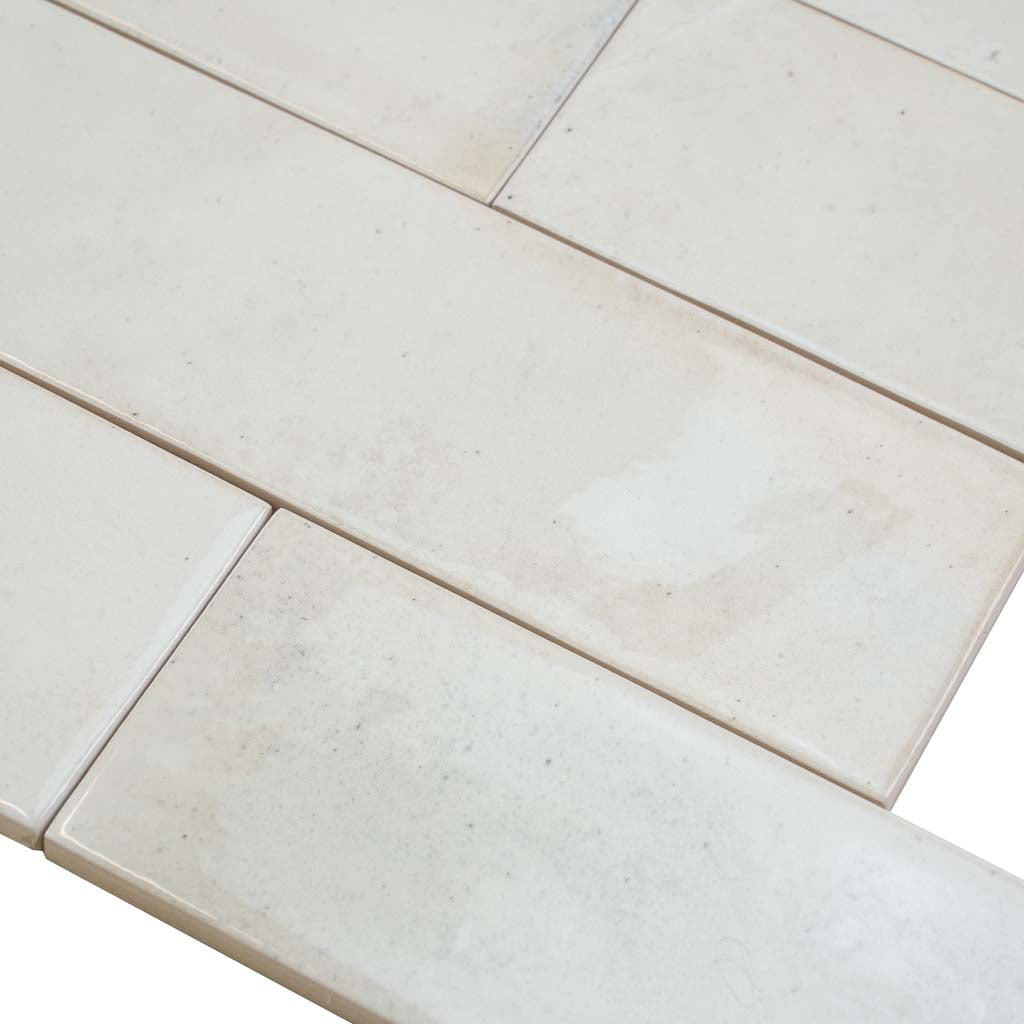 White 2.5x8 Glossy Ceramic Subway Tile (38 pack, 5.38 sq ft/case)