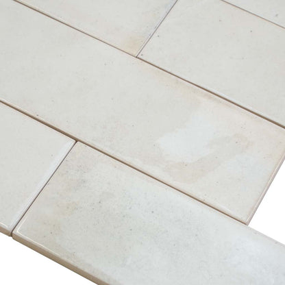 White 2.5x8 Glossy Ceramic Subway Tile (38 pack, 5.38 sq ft/case)