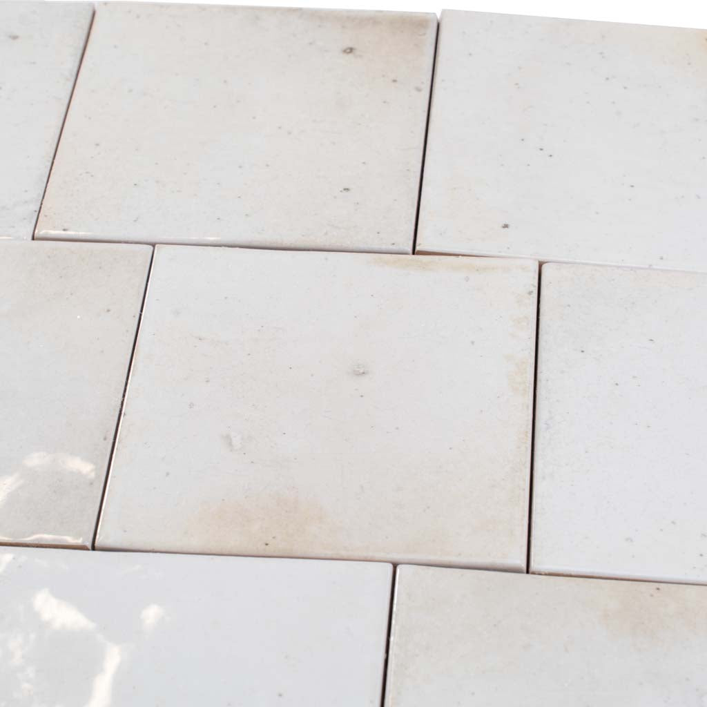 White 4x4 Glossy Square Ceramic Tile (60 pack, 6.46 sq ft/case)