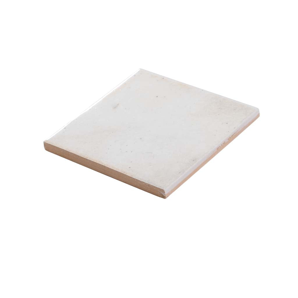 White 4x4 Glossy Square Ceramic Tile (50 pack, 5.39 sq ft/case) - Sample