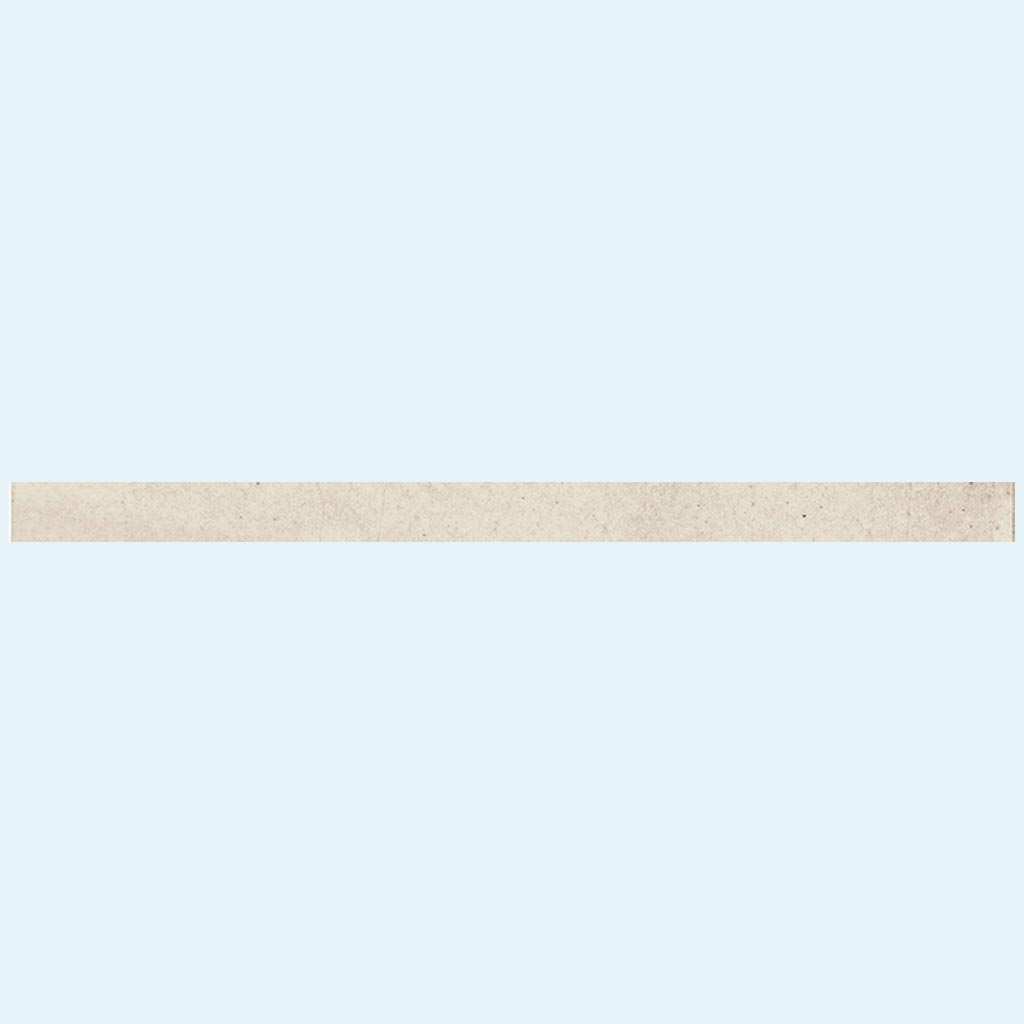 White 0.5x8 Glossy Ceramic Pencil Tile Trim (10 pack, 0.7 sq ft/case)