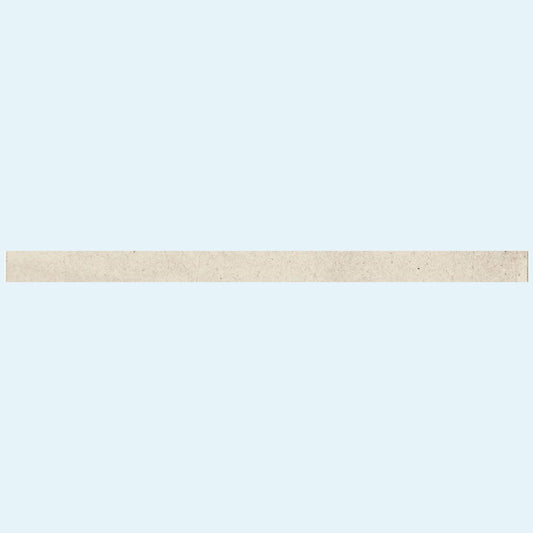 White 0.5x8 Glossy Ceramic Pencil Tile Trim (10 pack, 0.7 sq ft/case)