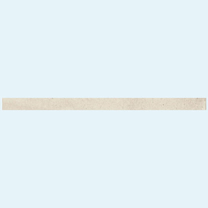 White 0.5x8 Glossy Ceramic Pencil Tile Trim (10 pack, 0.7 sq ft/case) - Sample