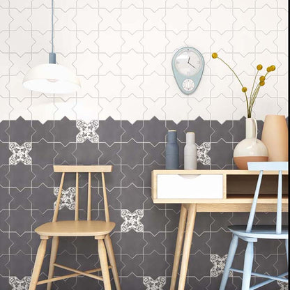 Gray 5x5 Matte Cross Ceramic Tile (27 pack, 5.37 sq ft/case) - Sample