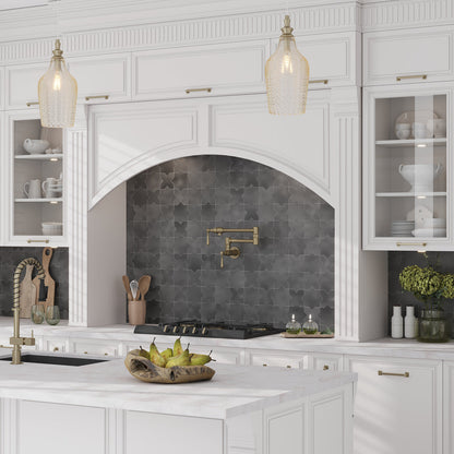 Gray 5x5 Matte Star Ceramic Tile (27 pack, 5.37 sq ft/case) - Sample