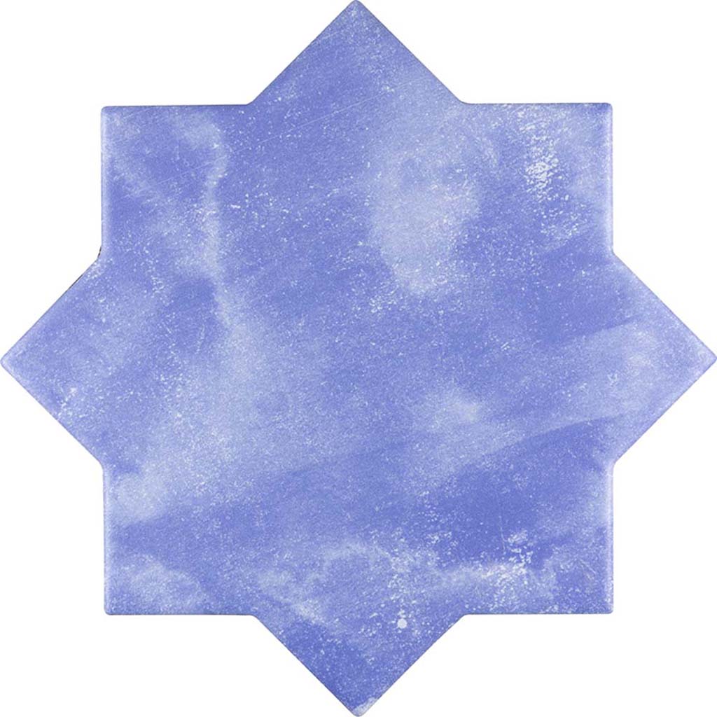 Cornflower Blue 5x5 Matte Star Ceramic Tile (27 pack, 5.37 sq ft/case)