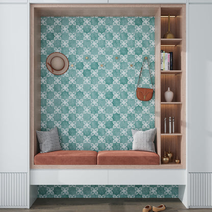 Pistachio Green 5x5 Matte Star Ceramic Tile (27 pack, 5.37 sq ft/case)