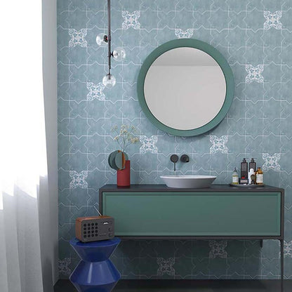 Pistachio Green 5x5 Matte Star Ceramic Tile (27 pack, 5.37 sq ft/case) - Sample