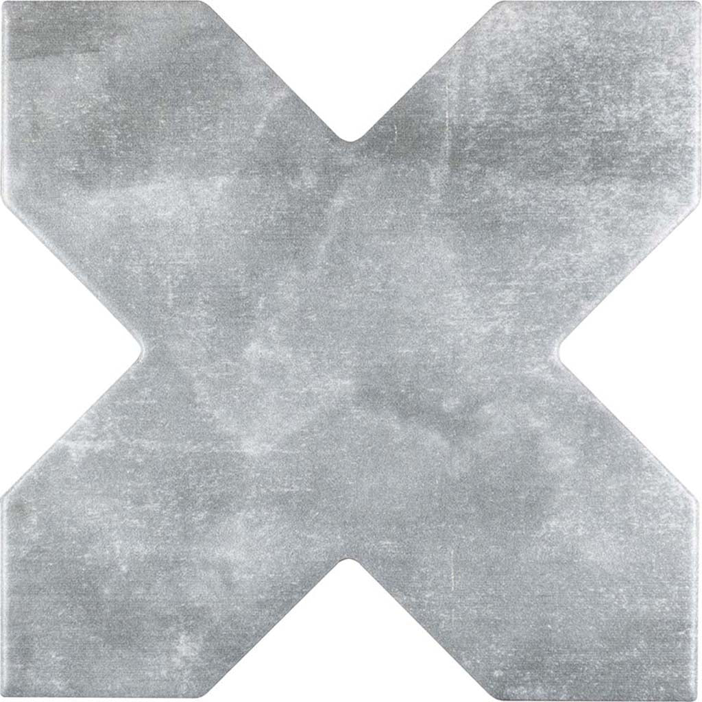 Light Grey 5x5 Matte Cross Ceramic Tile (27 pack, 5.37 sq ft/case) - Sample