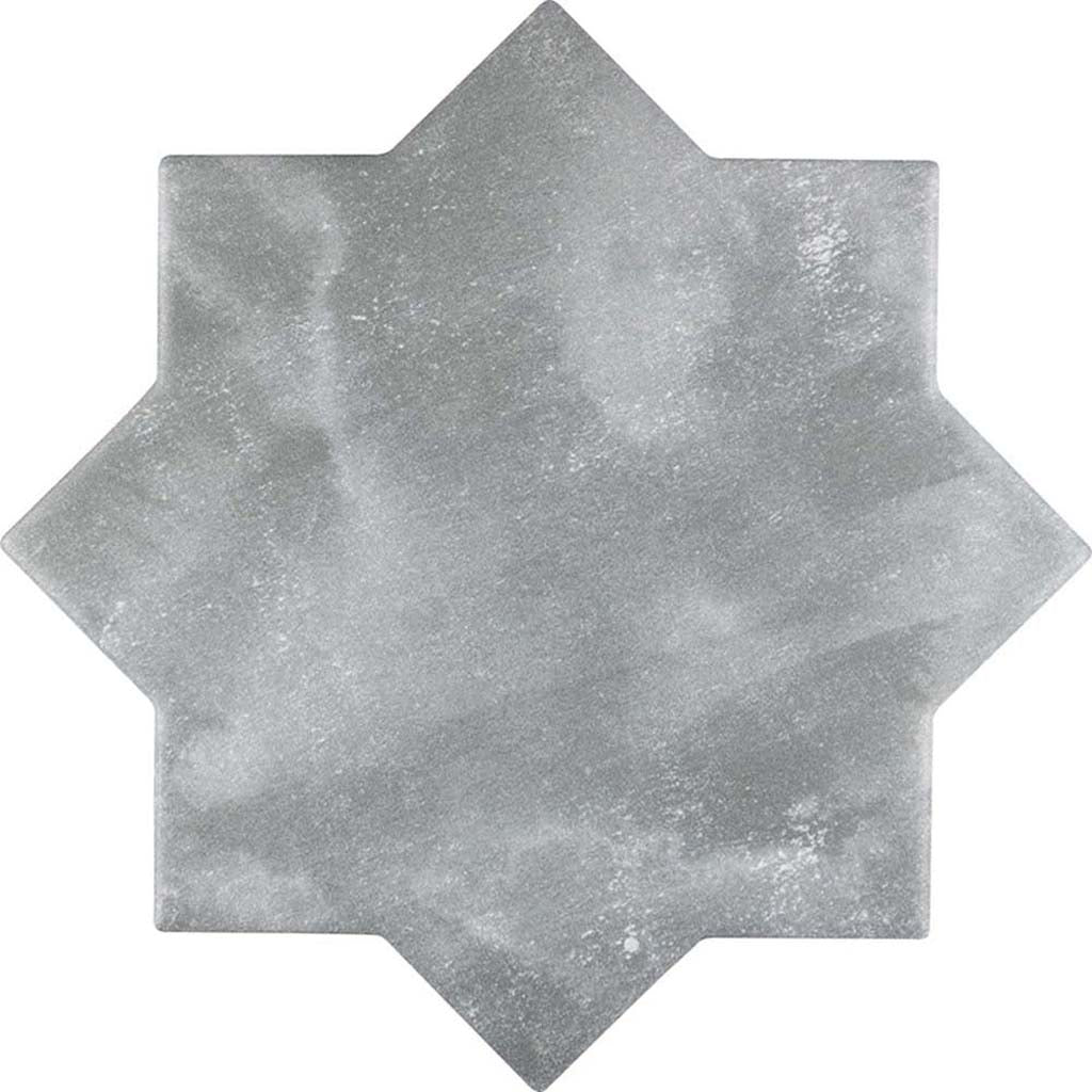 Light Grey 5x5 Matte Star Ceramic Tile (27 pack, 5.37 sq ft/case) - Sample