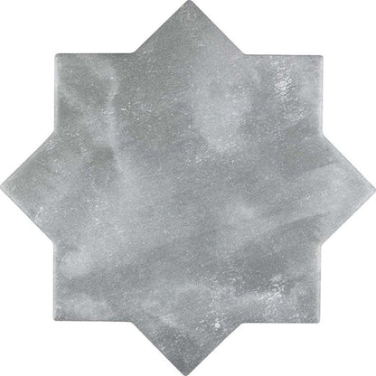 Light Grey 5x5 Matte Star Ceramic Tile (27 pack, 5.37 sq ft/case) - Sample