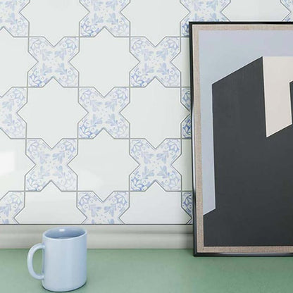 White 5x5 Matte Star Ceramic Tile (27 pack, 5.37 sq ft/case)