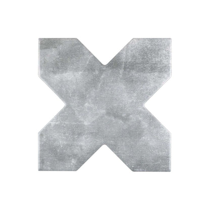 Light Grey 5x5 Matte Cross Ceramic Tile (27 pack, 5.37 sq ft/case)