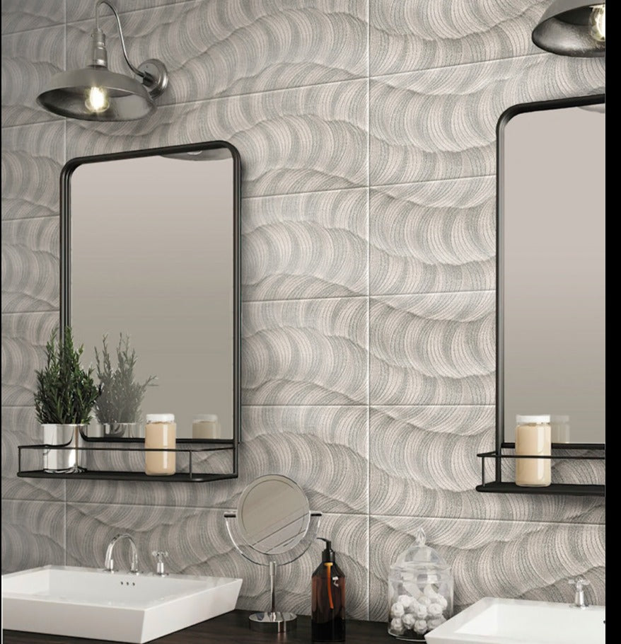 Light Gray 12x36 Matte Field Ceramic Tile (5 pack, 15.925 sq ft/case)