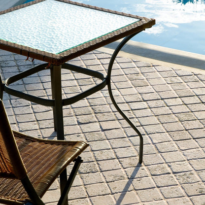 Chiaro Tumbled 2x2 Travertine Mosaic