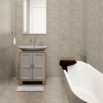 Seagrass Honed 2x2 Limestone Mosaic