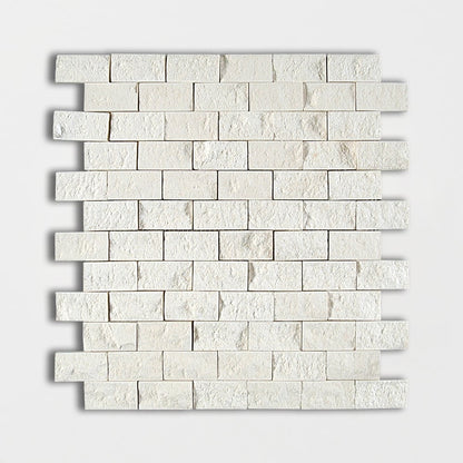 Paris Rock Face 1x2 Limestone Mosaic